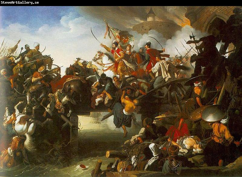 Johann Peter Krafft Zrinyi's Charge from the Fortress of Szigetvar